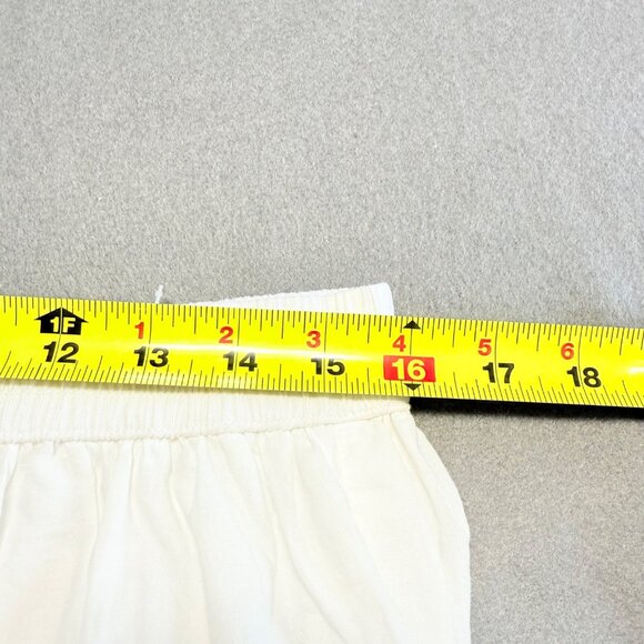 Jennifer & Grace Women's White Lined Eyelet Maxi Skirt Size L Elastic Waist NWT - Picture 10 of 11